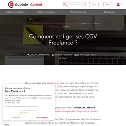 CGV freelance : comment bien les rédiger ?