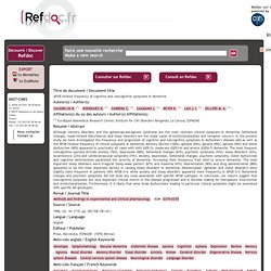 APOE-related frequency of cognitive and noncognitive symptoms in dementia