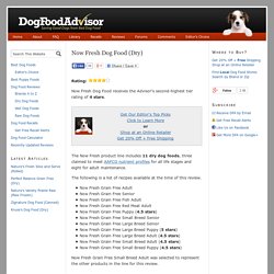 Now Fresh Grain Free Dog Food