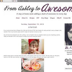 From Ashley to Awesome: A Fall Craft
