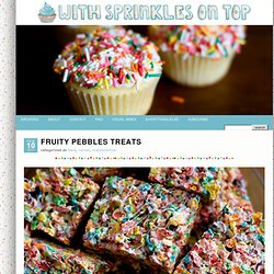 Fruity Pebbles Treats