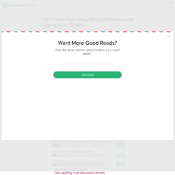 Top 5 Most Frustrating Writing Mistakes (and How to Avoid Them) - Grammarly Blog