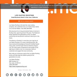 Los Gatos Roofing - San Jose, California
