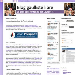 L’imposture gaulliste du Front National