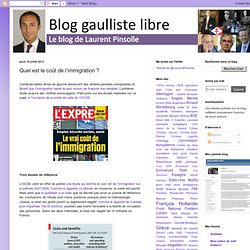 Quel est le coût de l’immigration ?