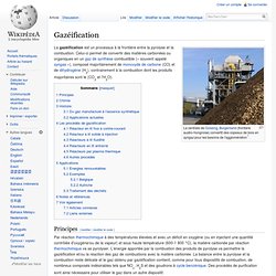 Gazéification