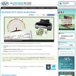 CDIP Boutique - Logiciel de Généalogie et Scrapbooking