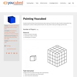 Painting Youcubed - Generalization, Number Sense, Pattern Recognition, Shape and Space