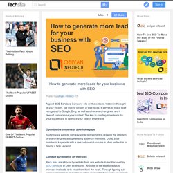 How to generate more leads for your business with SEO