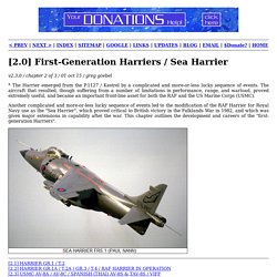 [2.0] First-Generation Harriers / Sea Harrier