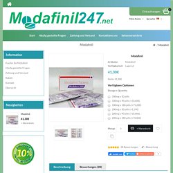 Kaufen Sie Generic Provigil ohne Rezept