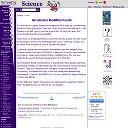 Genetically Modified Foods