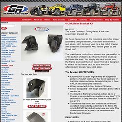 Gen-Right 4 Link Rear Bracket Kit