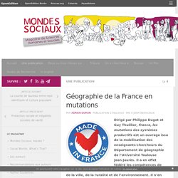 Géographie de la France en mutations