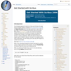 Get Started with Scribus