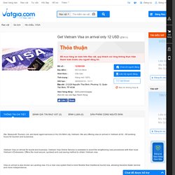 Get Vietnam Visa on arrival only 12 USD