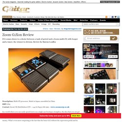 Zoom GIXon Review - Guitar and Bass