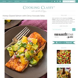 Honey Glazed Salmon with Citrus Avocado Salsa