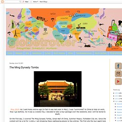The Ming Dynasty Tombs