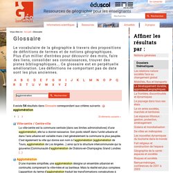Glossaire