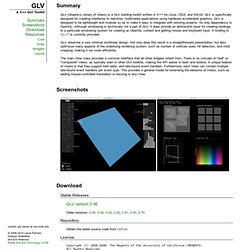GLV GUI Toolkit