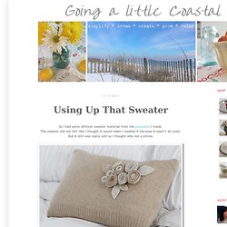 Using Up That Sweater