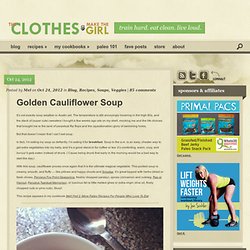 Golden Cauliflower Soup