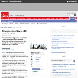 Google cède SketchUp
