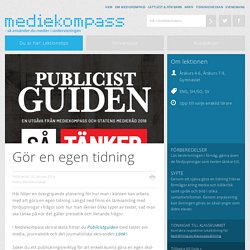 Gör en egen tidning