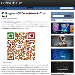 40 Gorgeous QR Code Artworks That Rock