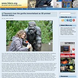 Tacoma's Ivan the gorilla immortalized as 3D printed bronze statue