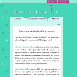 E-space Psychomot