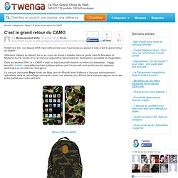 C’est le grand retour du CAMO