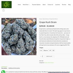 Grape Kush Strain - Weed For Sale Online