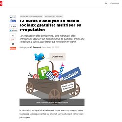 12 outils d'analyse de média sociaux gratuits: maîtriser sa e-reputation