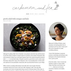 Chou kale à la grecque