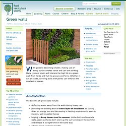 RHS Green walls