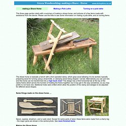 Green Woodworking: Making A Shave - Horse