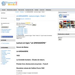 LA GRENADIÈRE - Lire cet ebook gratuit en ligne - Partie 1
