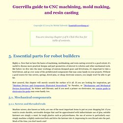 Guerrilla guide to CNC machining, mold making, and resin casting