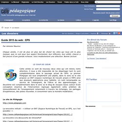 Guide 2015 du web : EPS