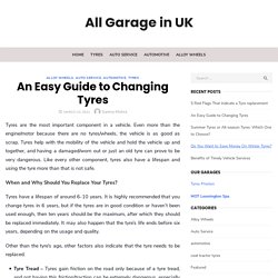 An Easy Guide to Changing Tyres - All Garage in UK