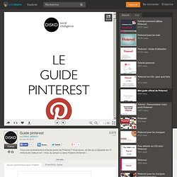 Guide pinterest