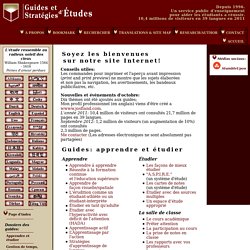 Guides et Stratégies d'Études; Formations