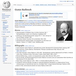 Gustav Radbruch