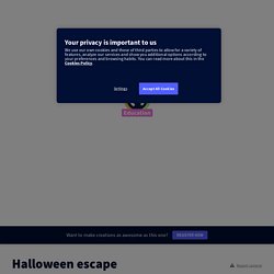Halloween escape par emilieburgunder sur Genially