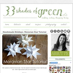 Paper Moravian Star Tutorial