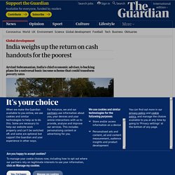 India weighs up the return on cash handouts for the poorest