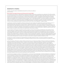 Haraway-cyborg manifeto