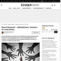 Harcèlement : définitions, formes et sanctions